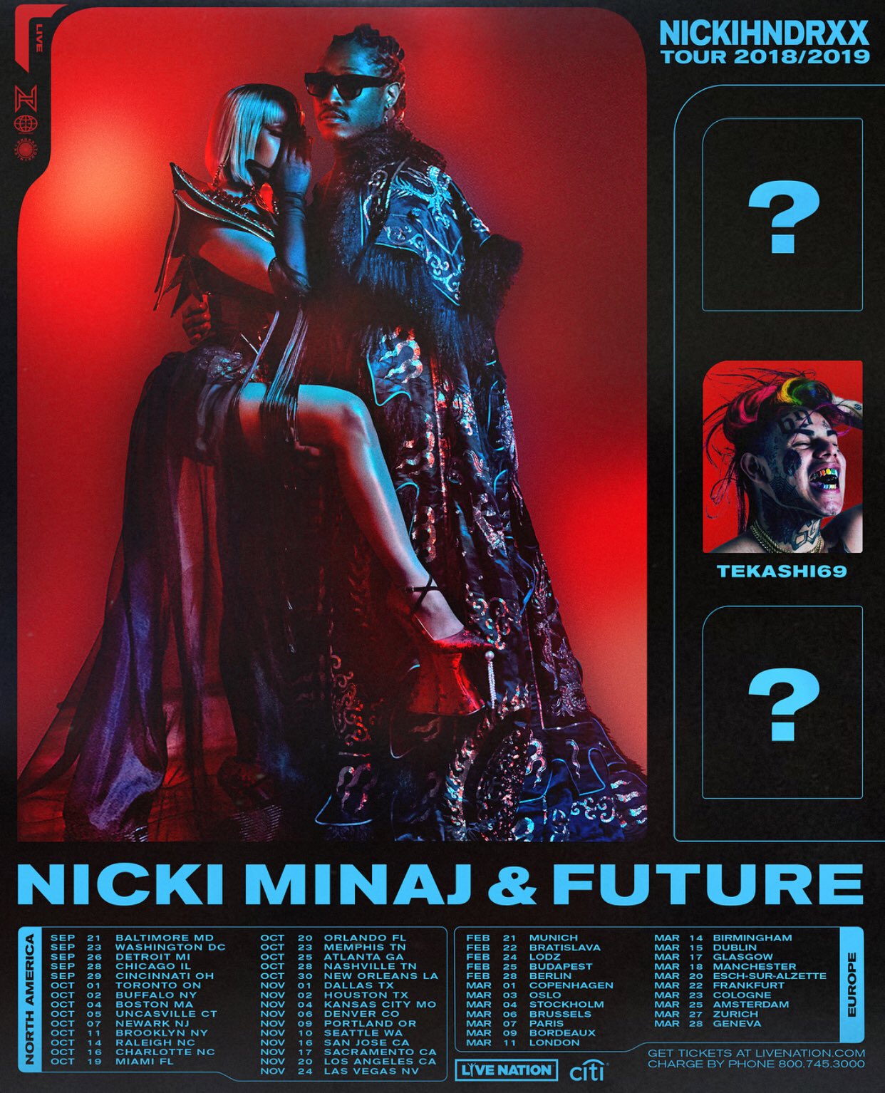 6IX9INE JOINS NICKI/FUTURE TOUR